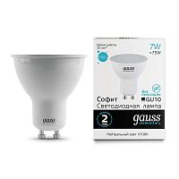 Лампа светодиодная Elementary MR16 7Вт 4100К GU10 550лм | Код. 13627 | Gauss